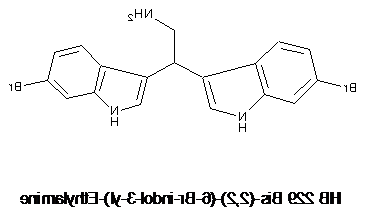 2, 2-bis-(6-Br-3-indolyl) ethylamine